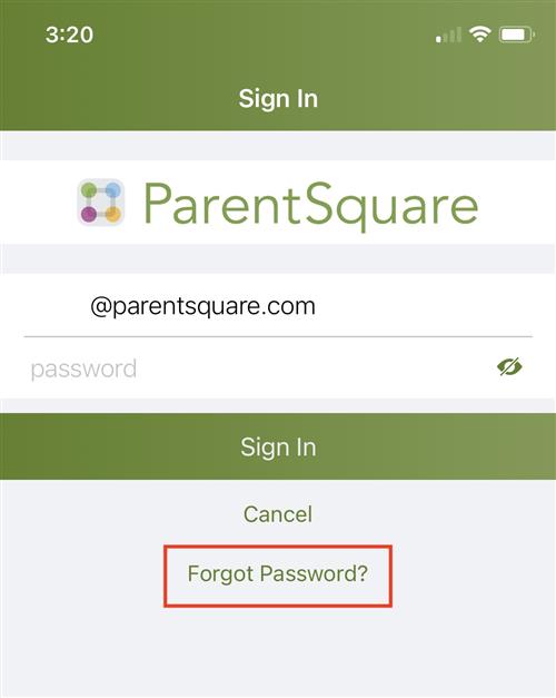 Forgot password?